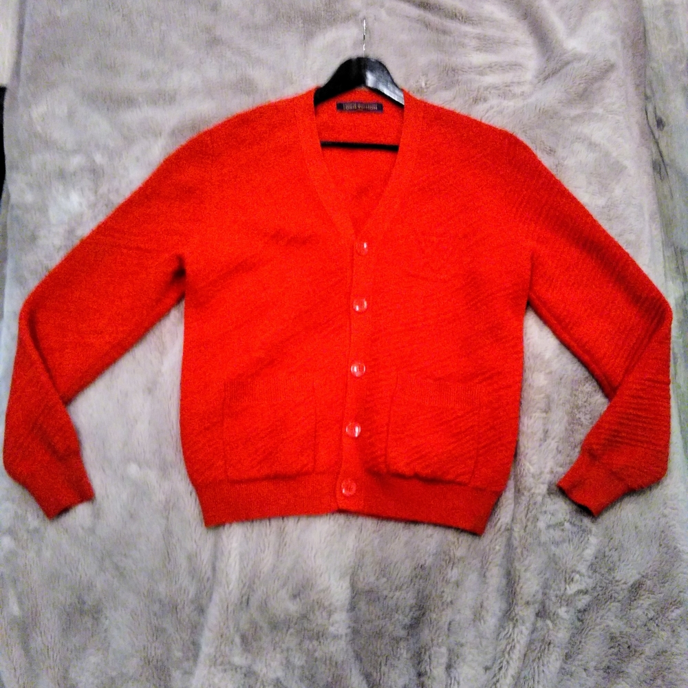 Louis Vuitton Red Cardigan